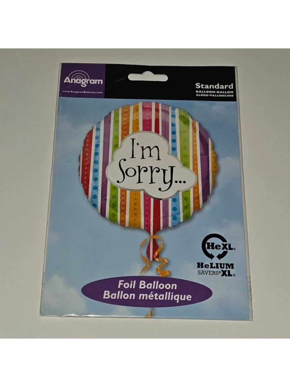 NEW 2 I'm Sorry Foil Balloons Lot 17